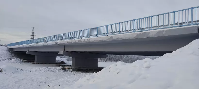 В&nbsp;Мурманской области завершили ремонт моста через реку Среднюю