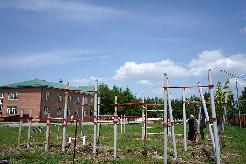 В&nbsp;школе селения Гойты в&nbsp;Чечне построят воркаут-площадку