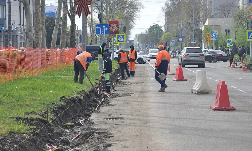 В&nbsp;Белореченске на&nbsp;Кубани отремонтируют улицу Ленина