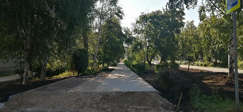 В&nbsp;Октябрьске Самарской области стартовало благоустройство пешеходной зоны