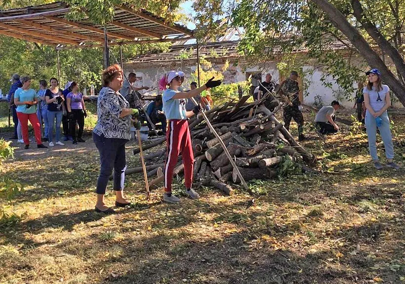 Экологический субботник прошел в&nbsp;одном из&nbsp;районов Курганской области