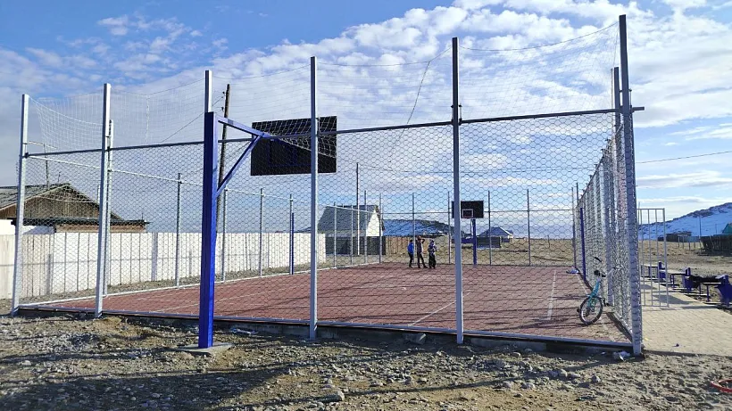 В&nbsp;тувинском селе Барлык оборудовали спортивную площадку