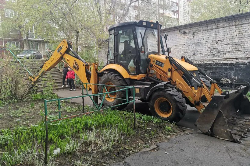 В&nbsp;Железнодорожном районе Барнаула благоустроят пять дворов по&nbsp;нацпроекту