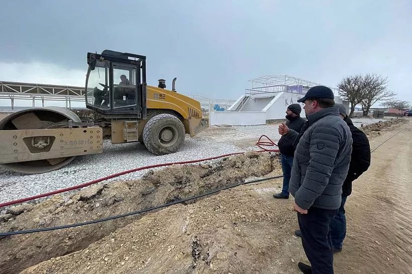 В&nbsp;Евпатории начался второй этап благоустройства Лазурной набережной