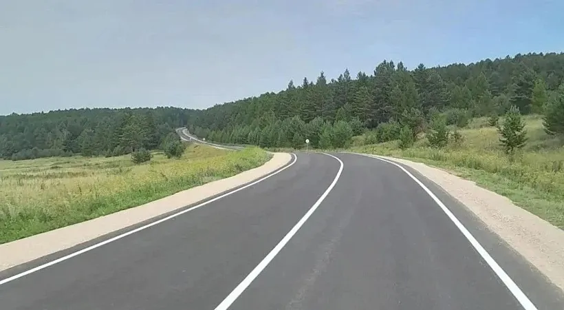В&nbsp;Приангарье обновили участок дороги Залари&nbsp;&mdash; Жигалово