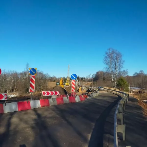 В&nbsp;Псковской области открыто движение по&nbsp;временному мосту через реку Черную