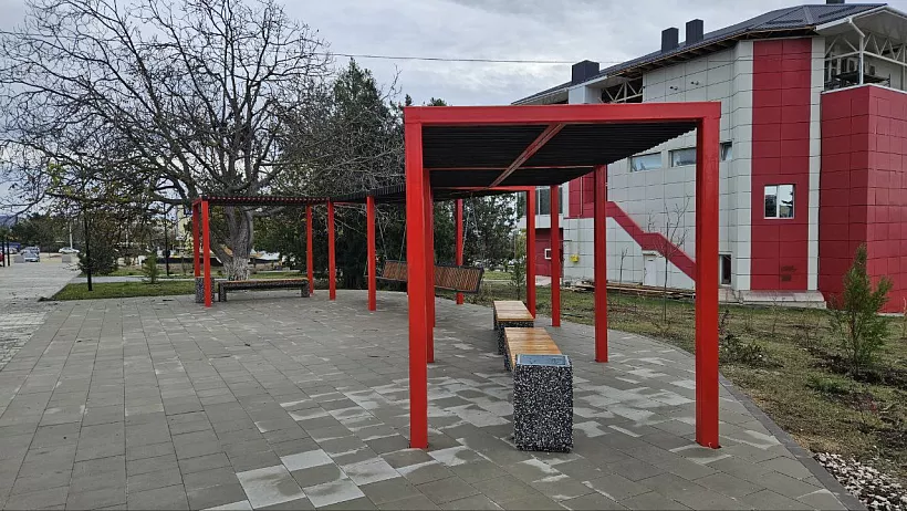 Благоустройство площади Ленина в&nbsp;крымском Бахчисарае завершено