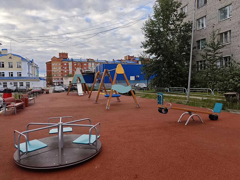 В&nbsp;Югорске ХМАО появилась новая детская площадка