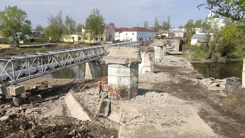 В&nbsp;городе Чаплыгине под&nbsp;Липецком до&nbsp;конца года отремонтируют мост