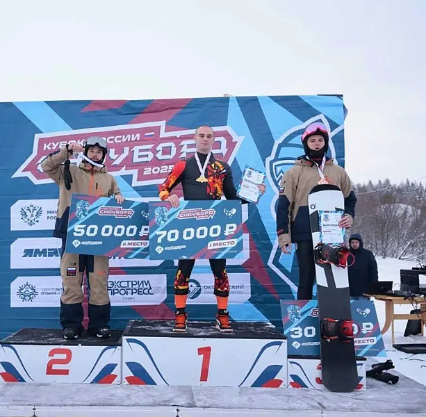 Подмосковный сноубордист выиграл 2&nbsp;медали на&nbsp;этапе Кубка России