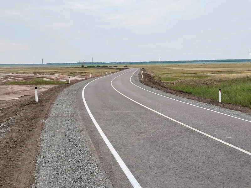 В&nbsp;Курганской области улучшили участок трассы до&nbsp;курорта на&nbsp;Медвежьем озере