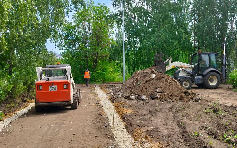 В&nbsp;Ульяновске проходит благоустройство сквера Антонова