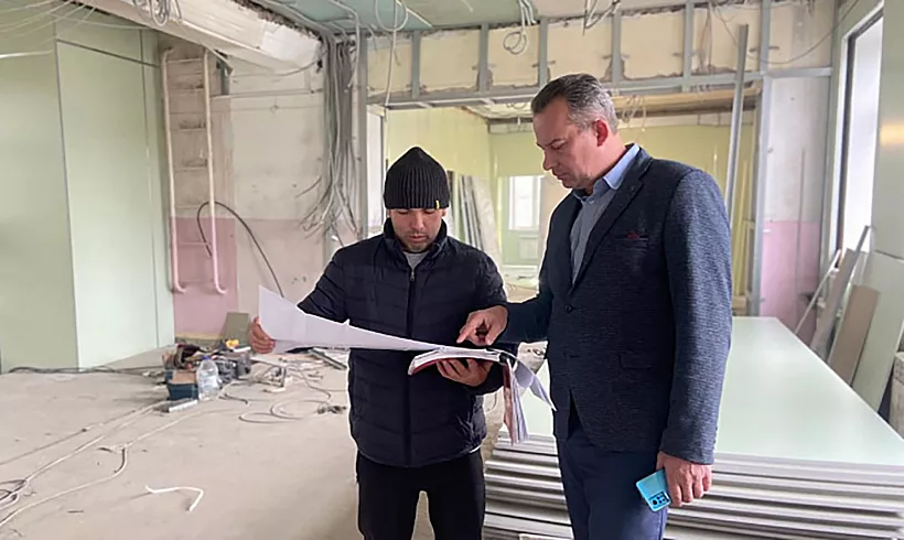 В&nbsp;Бийске Алтайского края завершается ремонт поликлиники