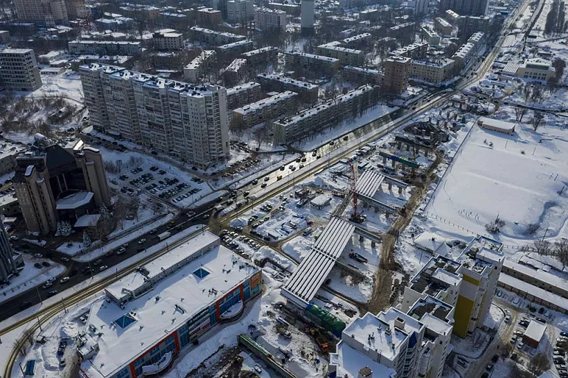В&nbsp;Самаре по&nbsp;нацпроекту строят путепровод новой развязки