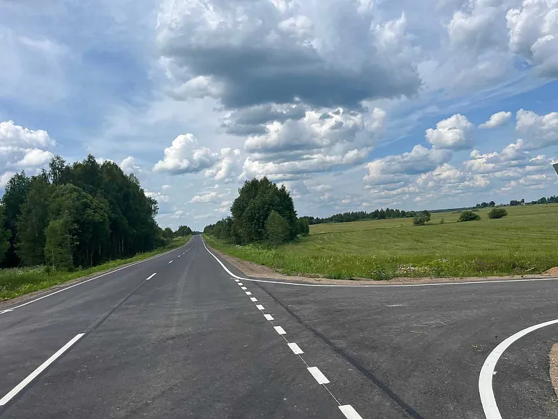 В&nbsp;Тверской области досрочно отремонтировали дорогу Редкино&nbsp;&mdash; Озерки