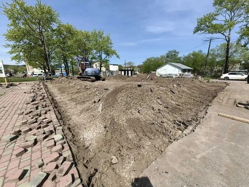 В&nbsp;городе Макарове на&nbsp;Сахалине начался второй этап благоустройства аллеи
