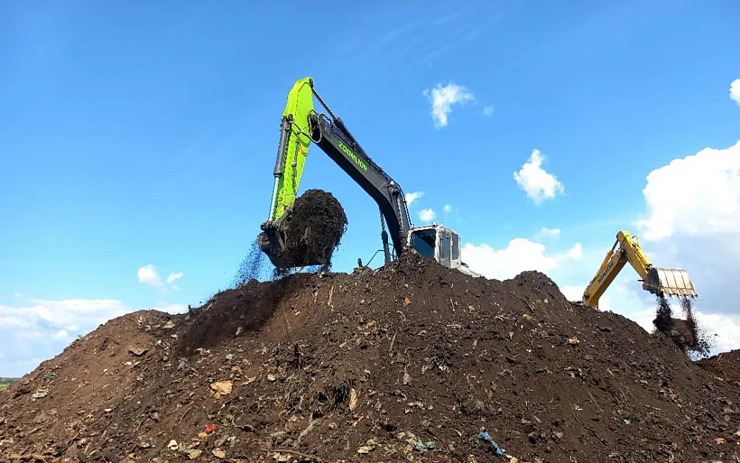 Рекультивация полигона продолжается на&nbsp;Кубани в&nbsp;поселке Кирпичном