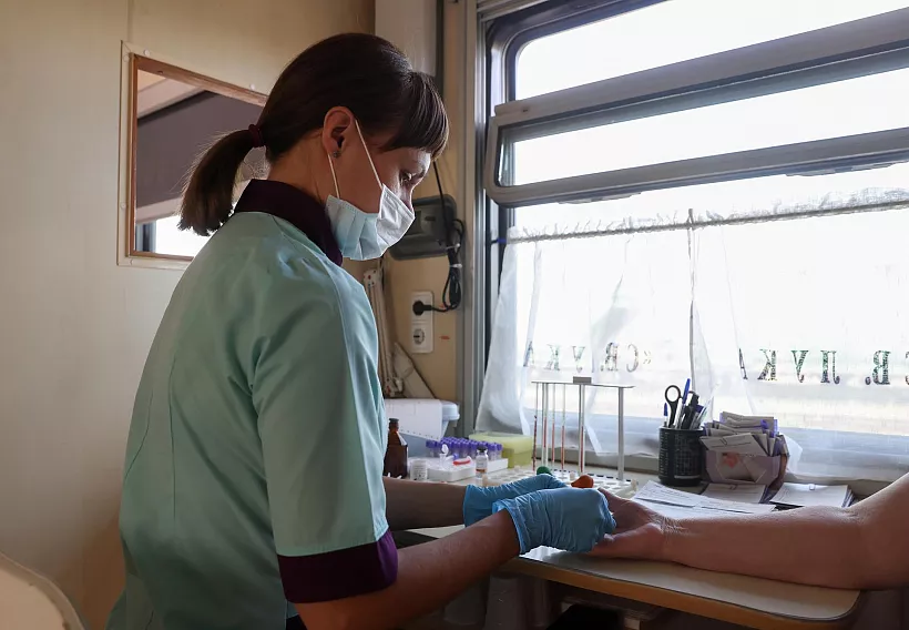 Около 7,5&nbsp;тысячи белгородцев прошли осмотры в&nbsp;&laquo;Поездах здоровья&raquo;