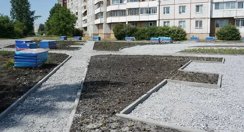 В&nbsp;двух скверах Кемерова завершается благоустройство