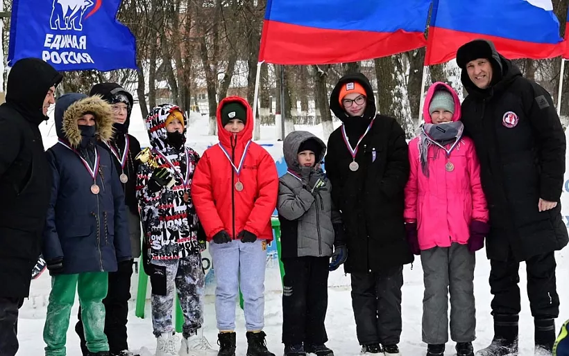 В&nbsp;Тульской области состоялся турнир по&nbsp;хоккею в&nbsp;валенках среди школьников