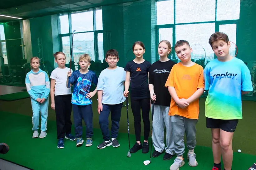 Академия талантов в&nbsp;Петербурге впервые провела профильную смену по&nbsp;гольфу