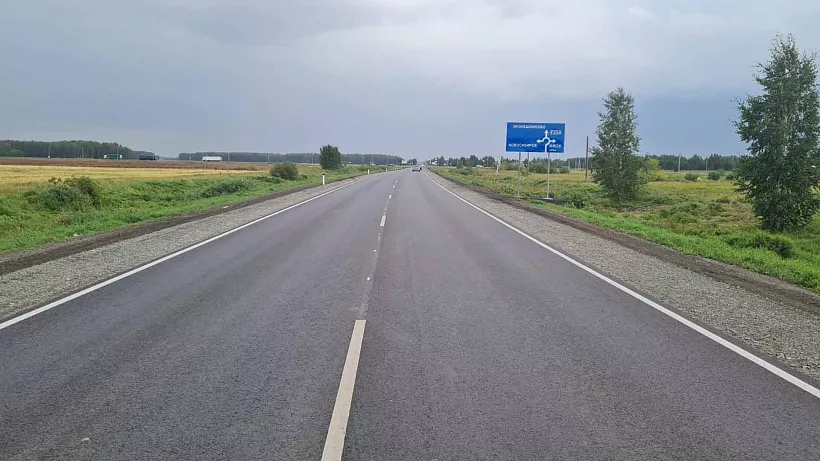 В&nbsp;Калачинском районе Омской области отремонтировали участок дороги