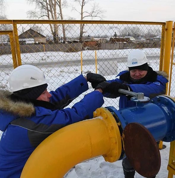 В&nbsp;Свердловской области в&nbsp;селе Мурзинка запустили новый газопровод