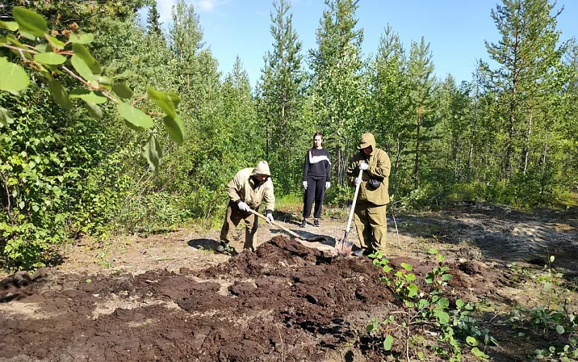 Около Усинска Республики Коми прошла акция &laquo;Речная лента&raquo;