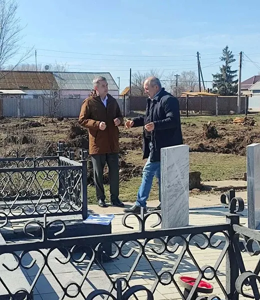 В&nbsp;селе Черемуха Астраханской области началось благоустройство парка Победы