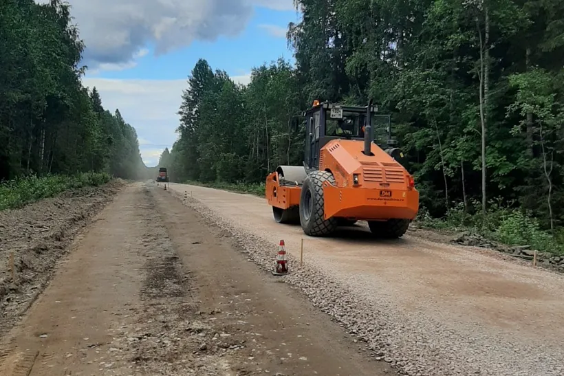Трасса Усланка&nbsp;&mdash; Мегрега&nbsp;&mdash; Обжа в&nbsp;Карелии модернизирована уже на&nbsp;50%