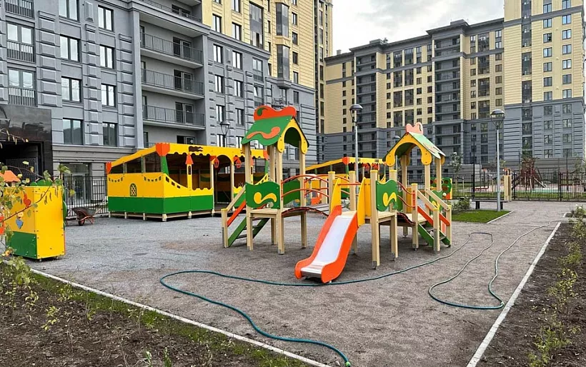 Детский сад с&nbsp;бассейном построили в&nbsp;Невском районе Петербурга