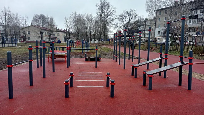 В&nbsp;поселке Новосемейкино в&nbsp;Самарской области открыли спортплощадку