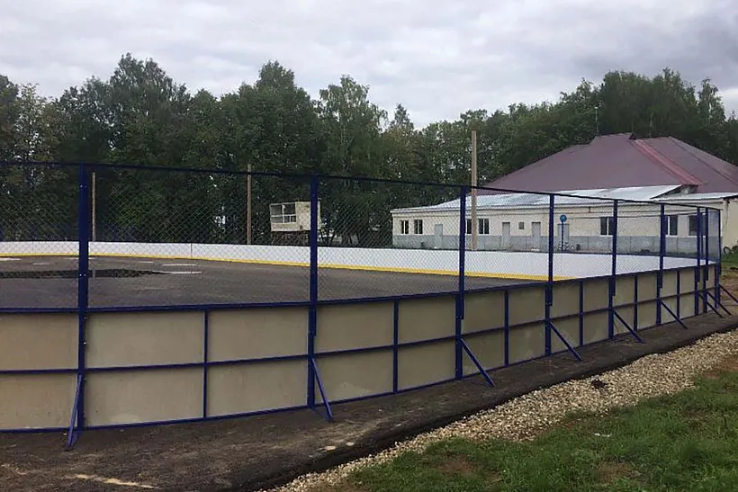 В&nbsp;поселке Шувалово под&nbsp;Костромой открыли новый хоккейный корт