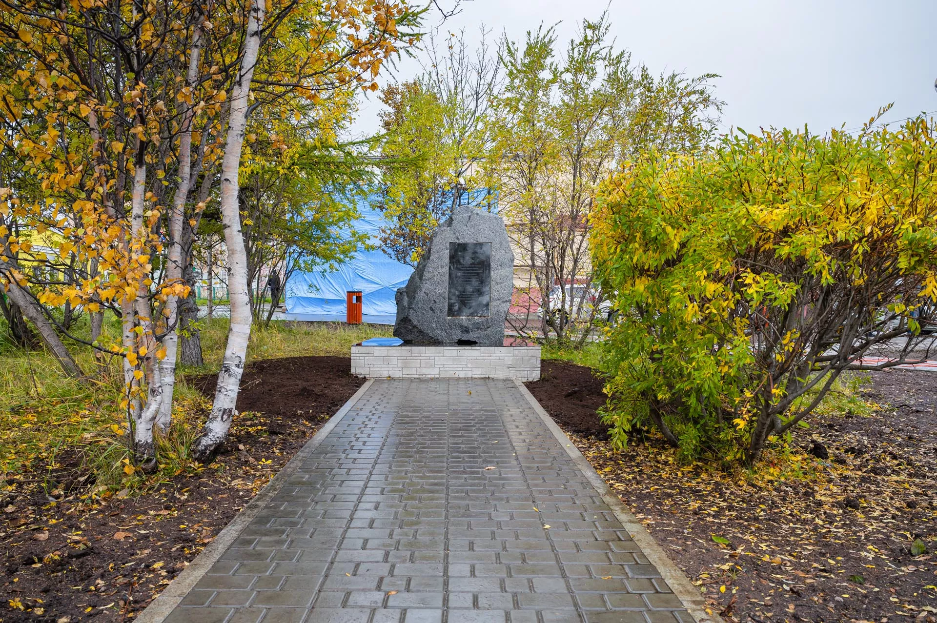 В&nbsp;Магадане открыли сквер имени сержанта патрульно-постовой службы