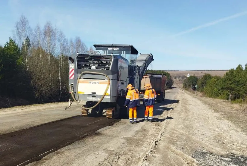 В&nbsp;Уржумском районе Кировской области начали ремонт дороги