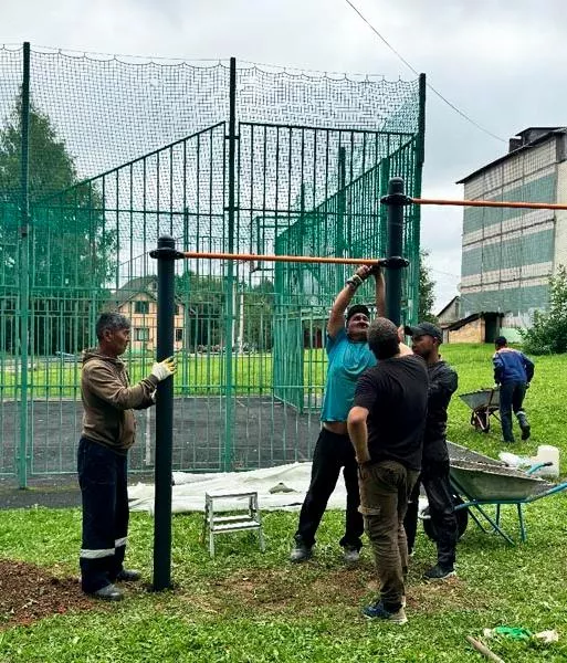 В&nbsp;Судислове Московской области установили спортивную площадку