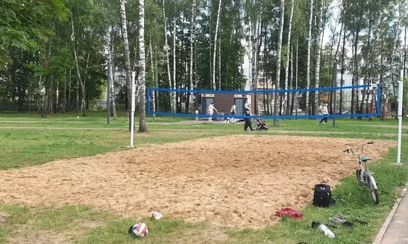 В&nbsp;городе Ивантеевка Подмосковья открылась площадка для&nbsp;пляжного волейбола