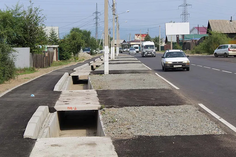 Систему отведения воды построили на&nbsp;улице Ивановской в&nbsp;Чите