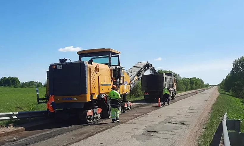 Автотрассу отремонтируют в&nbsp;Руднянском районе Смоленской области