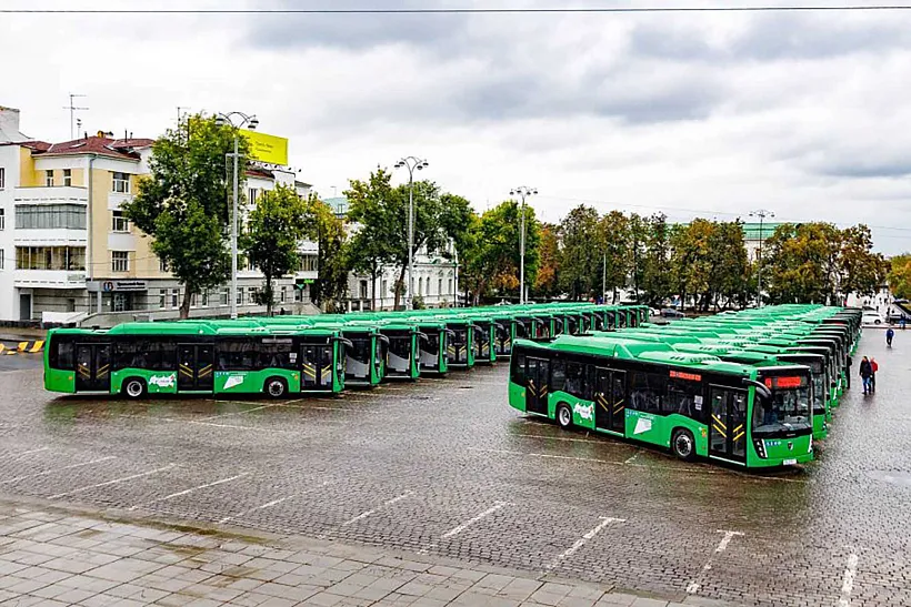 Пассажирами новых автобусов в&nbsp;Свeрдловской области стали ужe 17&nbsp;млн чeловeк