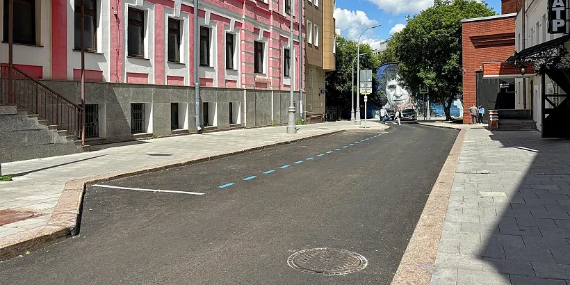 В&nbsp;Москве отремонтировали улицу Высоцкого
