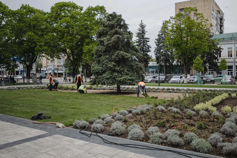 В&nbsp;Майкопе завершают реконструкцию главной общественной территории Адыгеи