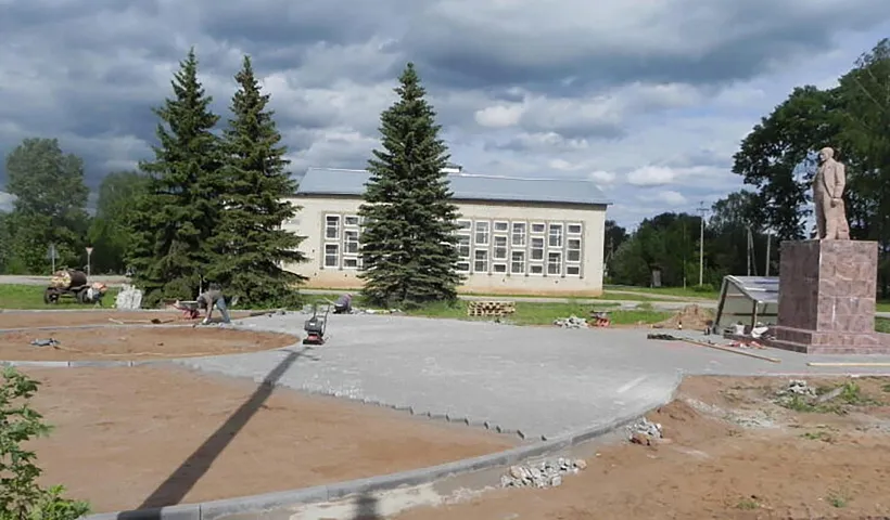 В&nbsp;Боговарове Костромской области благоустраивают центральный сквер