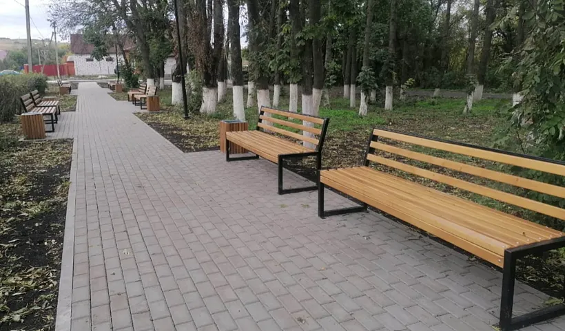 В&nbsp;белгородском селе Казинка благоустроили общественную территорию