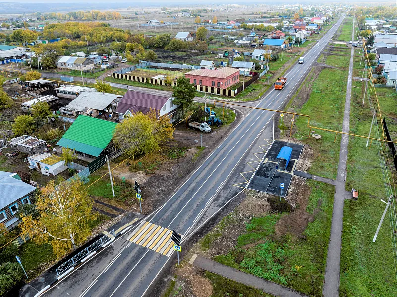 В&nbsp;Самарской области обновили участок дороги между Спиридоновкой и&nbsp;Домашкой