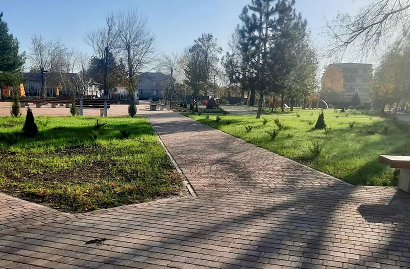 В&nbsp;станице Березанской Краснодарского края обустроили сквер