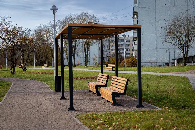 В&nbsp;Никольском Ленобласти благоустроили Октябрьскую набережную реки Тосна