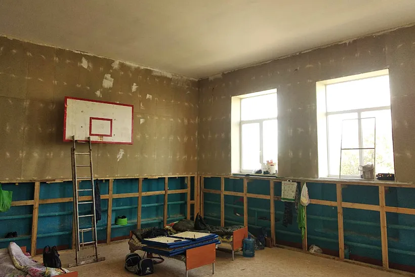 В&nbsp;школе Волгоградской области ведется ремонт спортивного зала