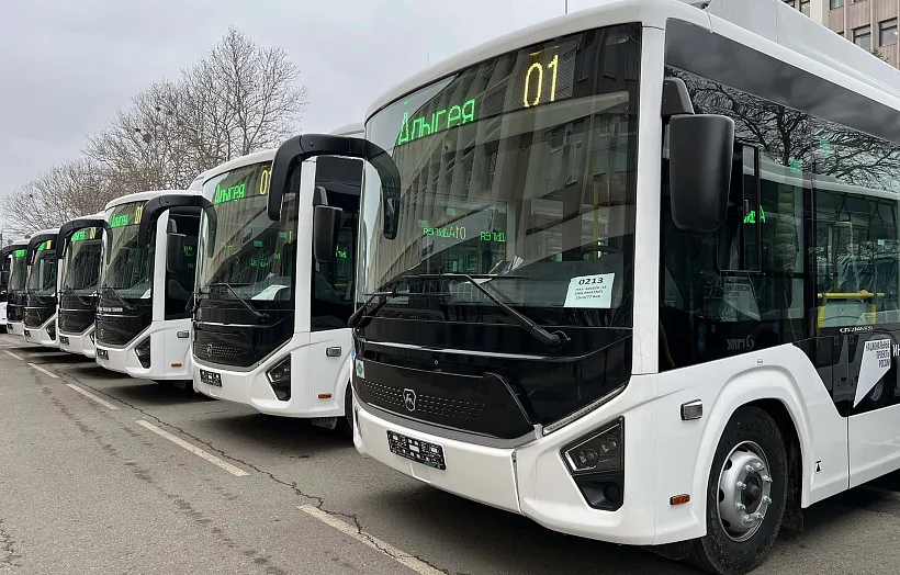 В&nbsp;город Майкоп Республики Адыгеи поступило 10&nbsp;автобусов
