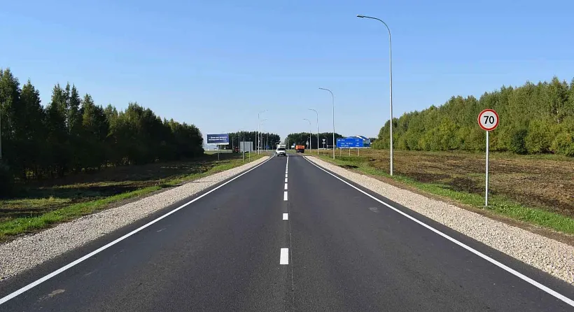 В&nbsp;Татарстане обновили участок дороги в&nbsp;Мензелинском районе